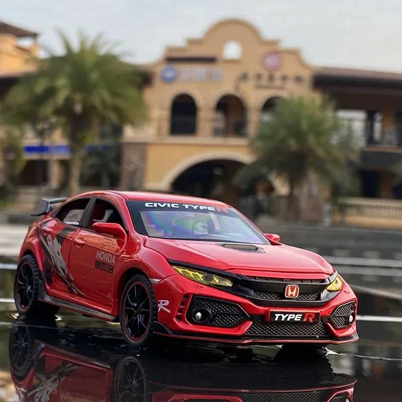 Фотография №1 товара 1:32 HONDA CIVIC TYPE-R модель автомобиля из сплава, литье под