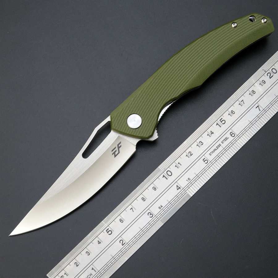 Складной нож Eafengrow EF232, лезвие из стали D2, рукоятка G10, для быстрого использования, для пешего туризма, охоты, кемпинга, выживания Ручные инструменты