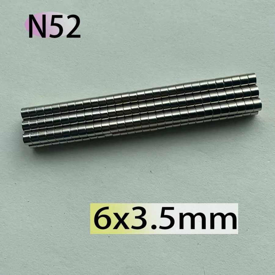 Фотография №1 товара Магниты N52 5x4, 6x3, 5x3, 5x2, 5x4, 6x4 круглые миниатюрные,