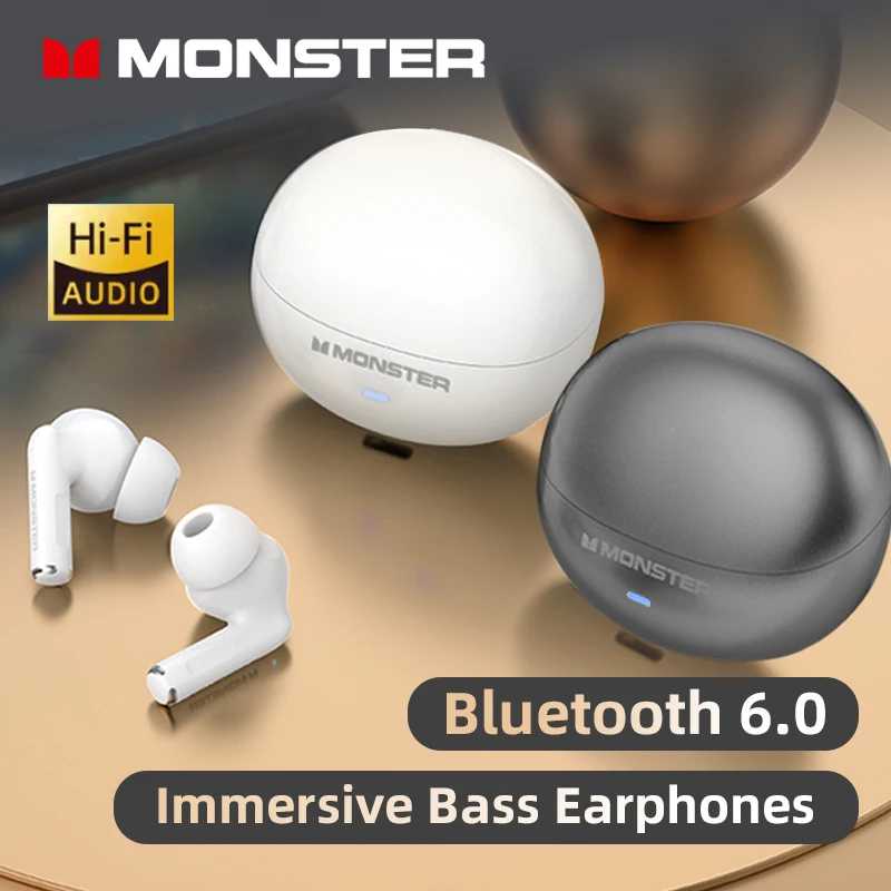 Фотография №4 товара Игровые наушники Monster MQT39, беспроводные наушники Bluetooth 6.0 с низкой