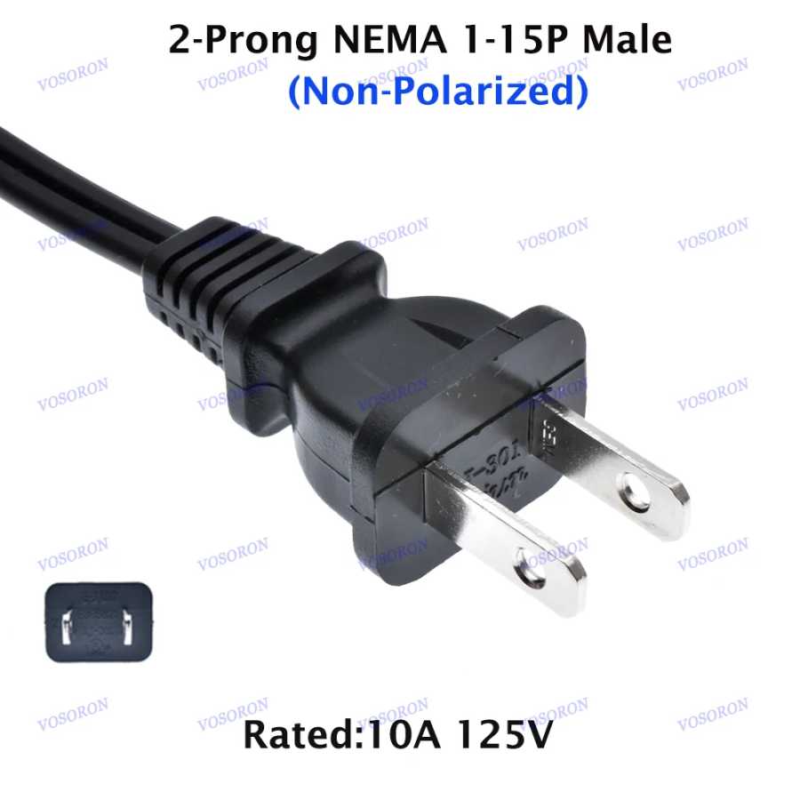 Фотография №1 товара 18AWG Филиппины США, 2 слота, 2 розетки, шнур питания между