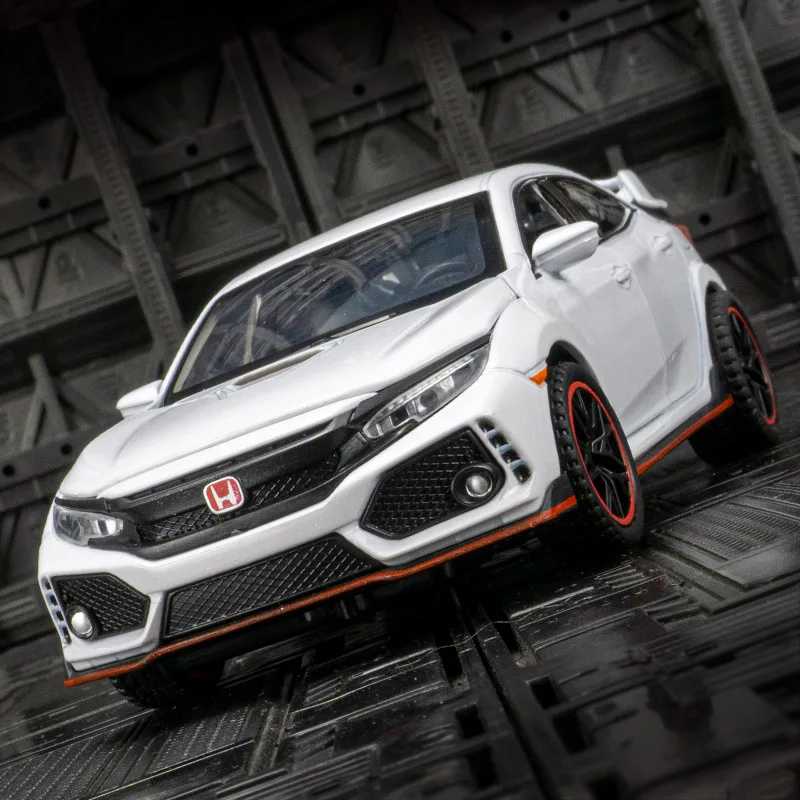 Фотография №1 товара Модель автомобиля из сплава Honda Civic Type-R, 1:32, двери и