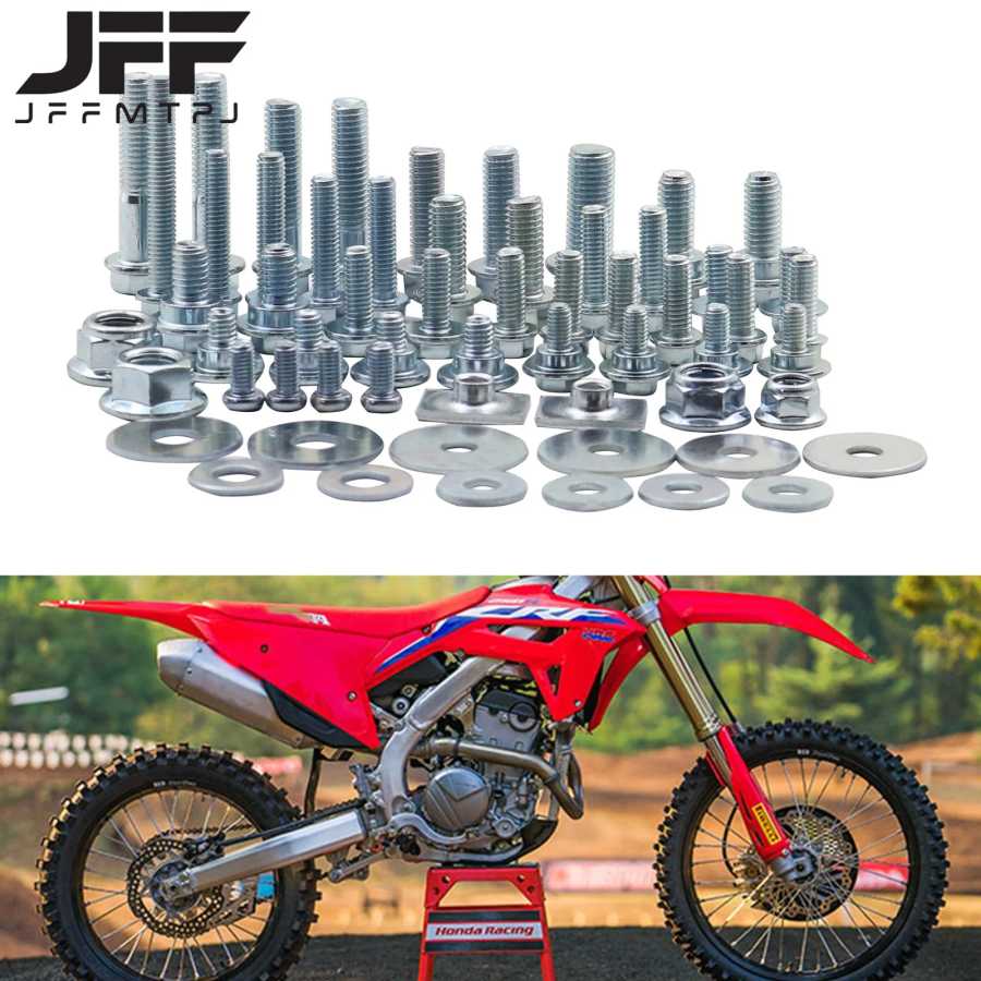 Комплект крепежных винтов для обтекателя крыла мотоцикла для Honda CR CRF 125 150 250 300 350 450 250R 450R 250X 450X 250RX 450RX Модификация & Защита
