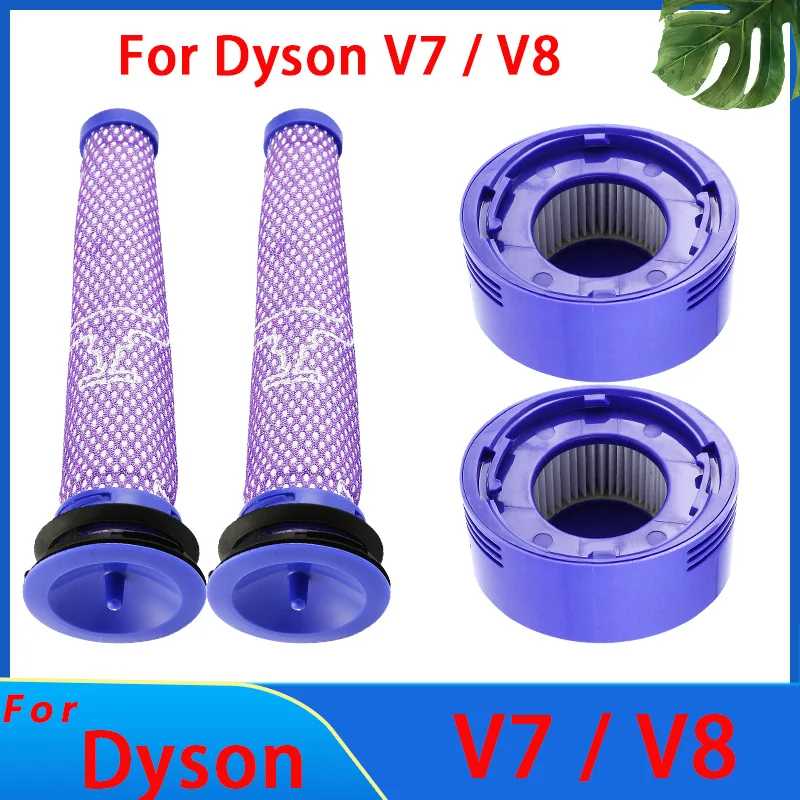 HEPA-фильтр для Dyson V8 V7, аксессуары, робот-пылесос, моющийся фильтр, запасные части Запчасти для бытовой техники
