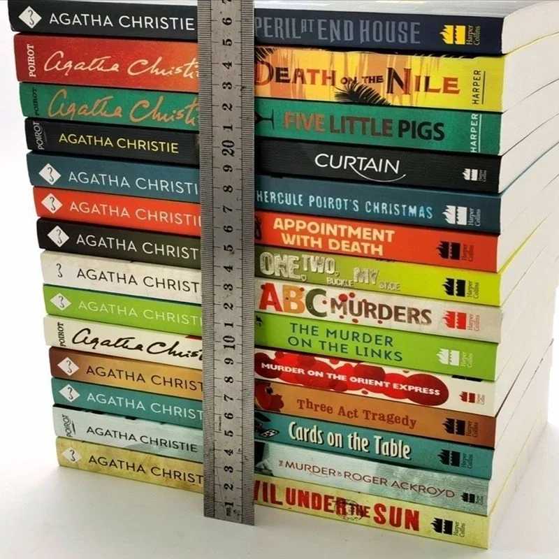 14 книг The Agatha Christie Detective Series Phase I английский детектив Роман четырнадцать самых продаваемых таинственных романов Книги