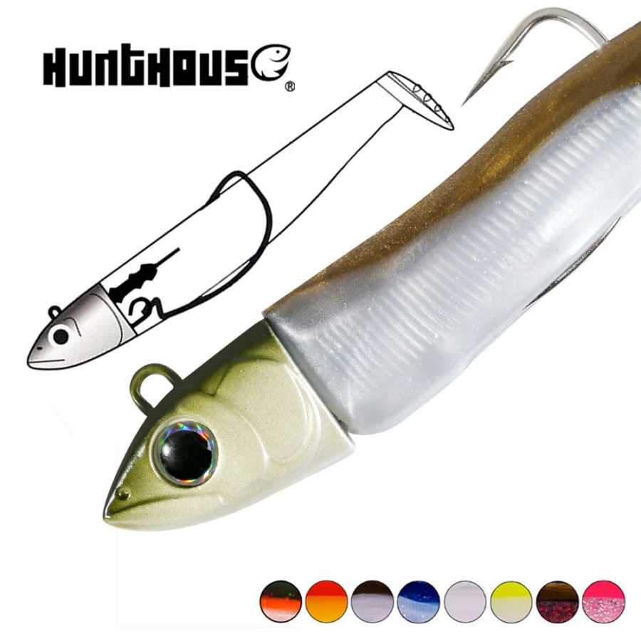 Мягкая рыболовная приманка Hunthouse Barret Minnow 7г/12г/25г/40г/60г/90г/120г Easy Shiner для ловли баса и щуки Для рыбалки