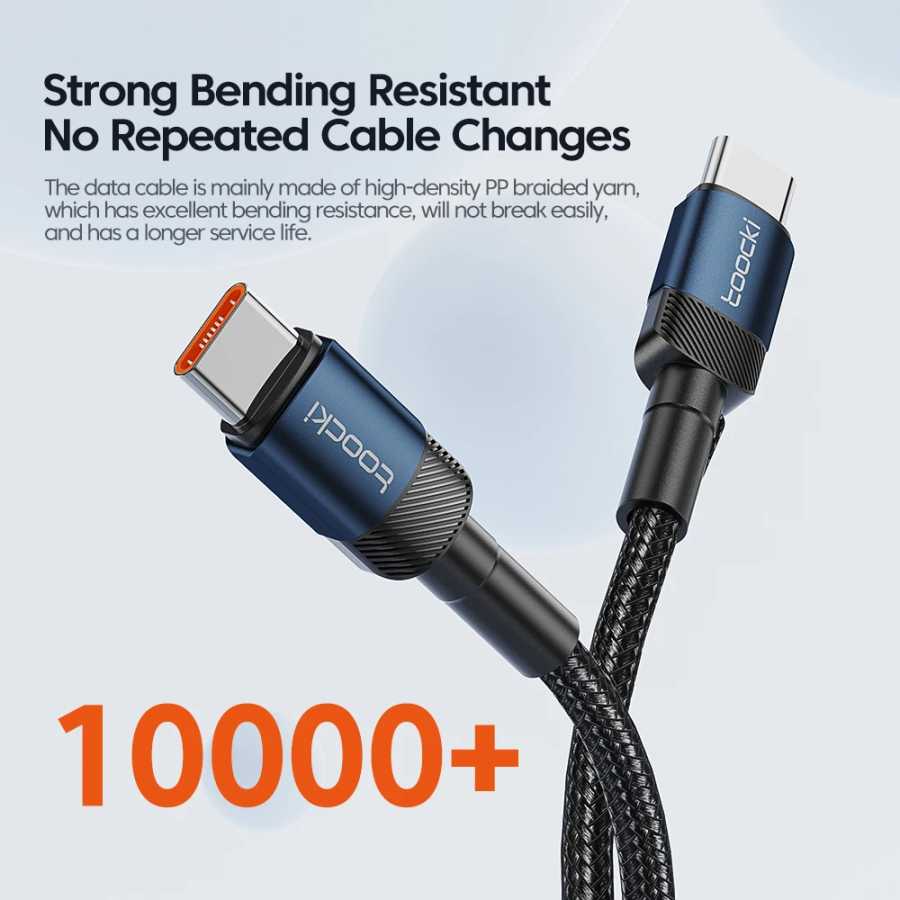 Фотография №2 товара Toocki 100 Вт USB C To Type C Кабель PD3.0