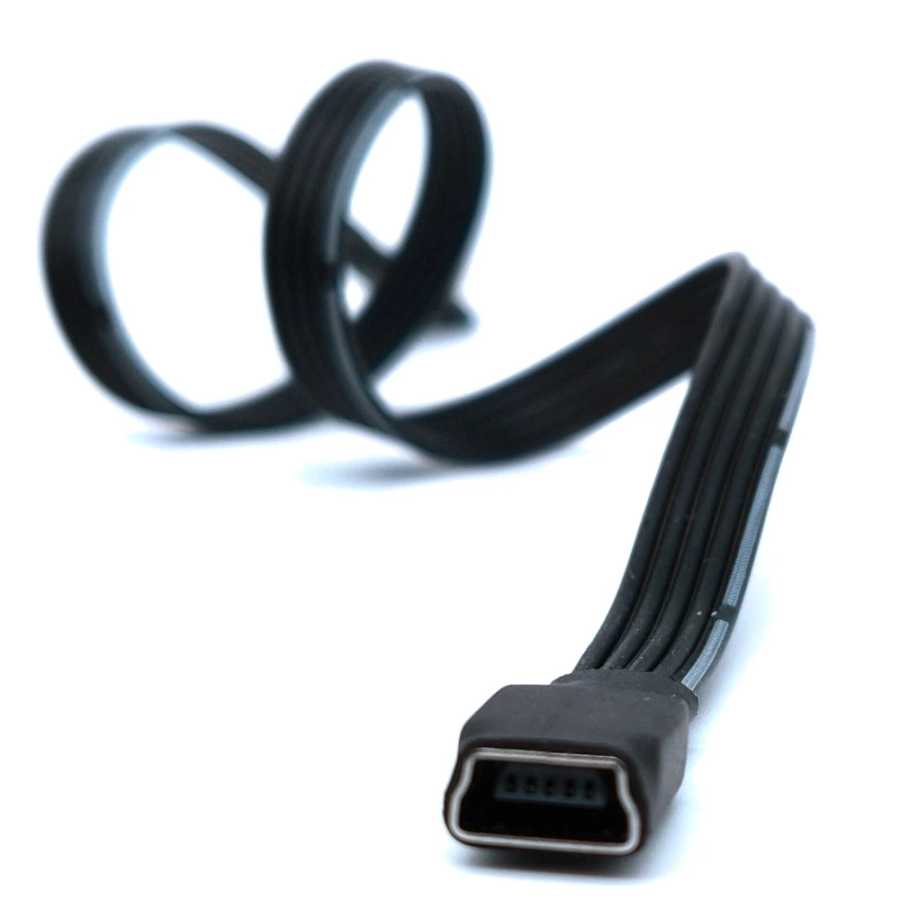 Фотография №3 товара 5 см мини-USB 5-контактный удлинительный адаптер «папа-мама» 90 градусов левый,