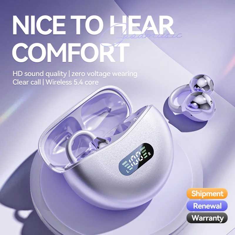 Фотография №1 товара Беспроводные наушники-клипсы Lenovo Open Ear TWS с шумоподавлением, низкой задержкой