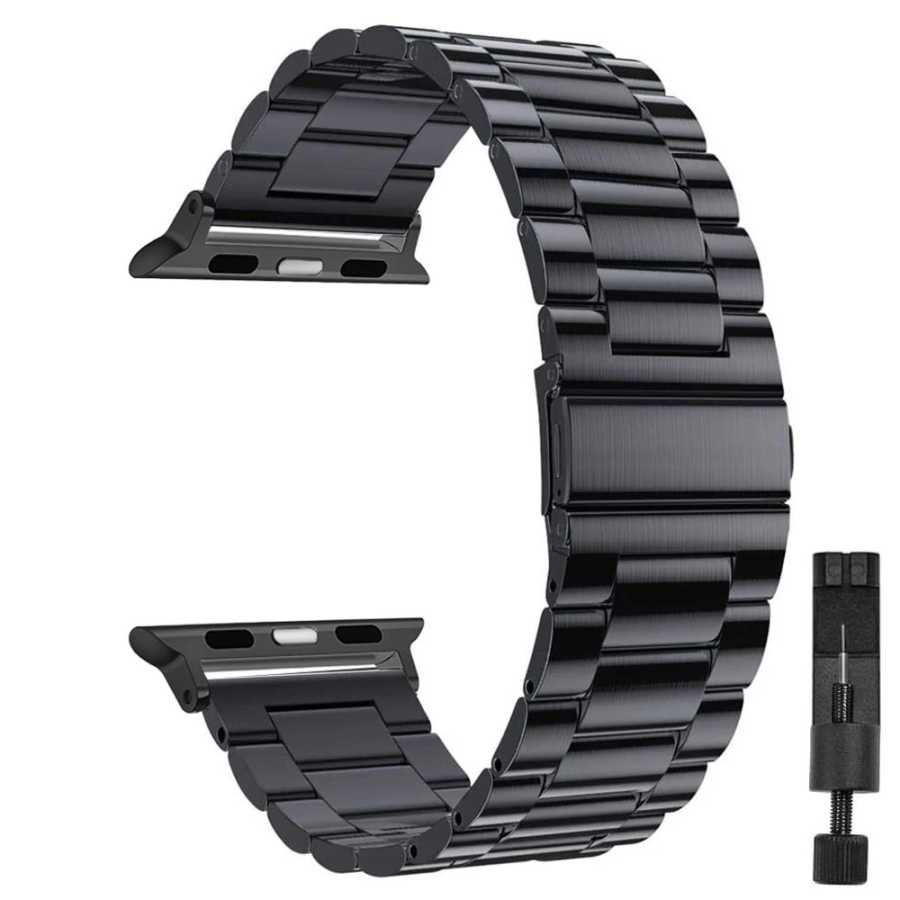 Фотография №1 товара Классический ремешок Correa из нержавеющей стали для Apple Watch 10