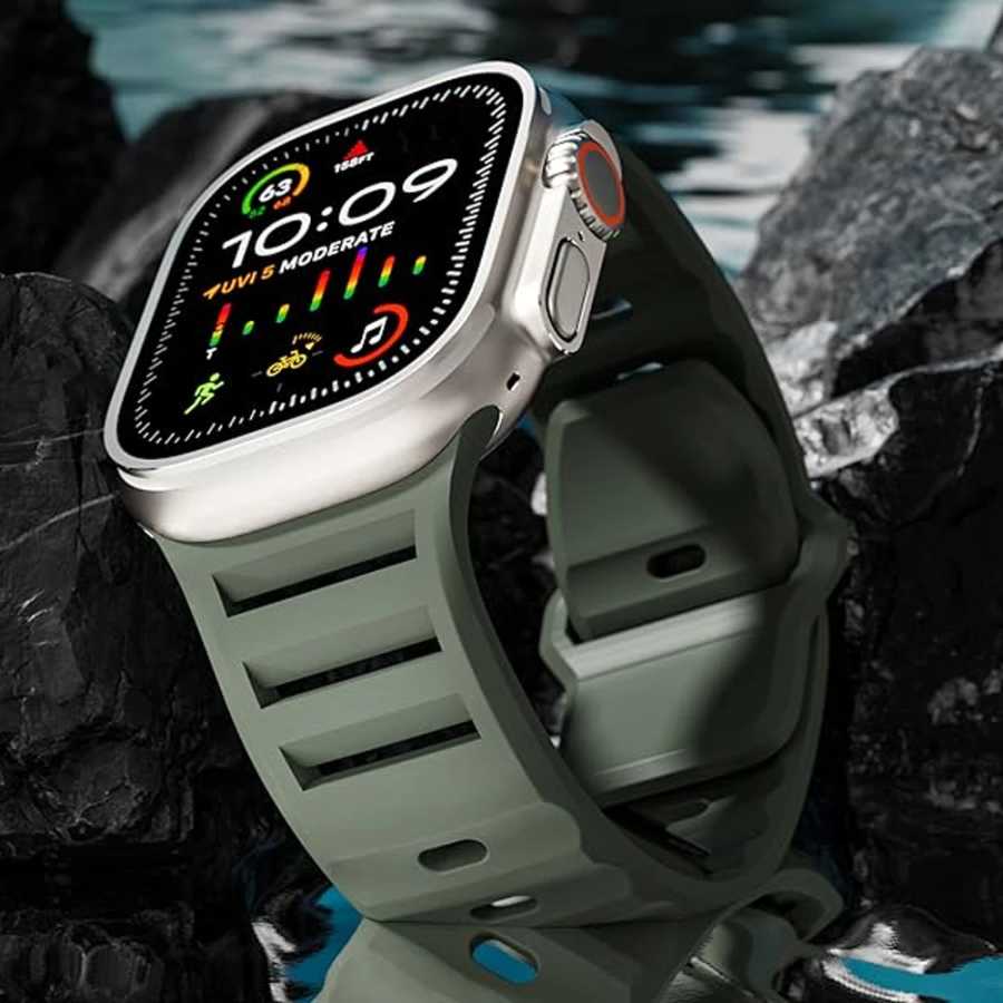Силиконовый ремешок для Apple watch ultra 2 3 ремешок 49 мм 45 мм 44 мм 42 мм 46 мм аксессуары браслет correa iwatch 11 10 9 8 7 6 SE 5 4 Аксессуары для часов