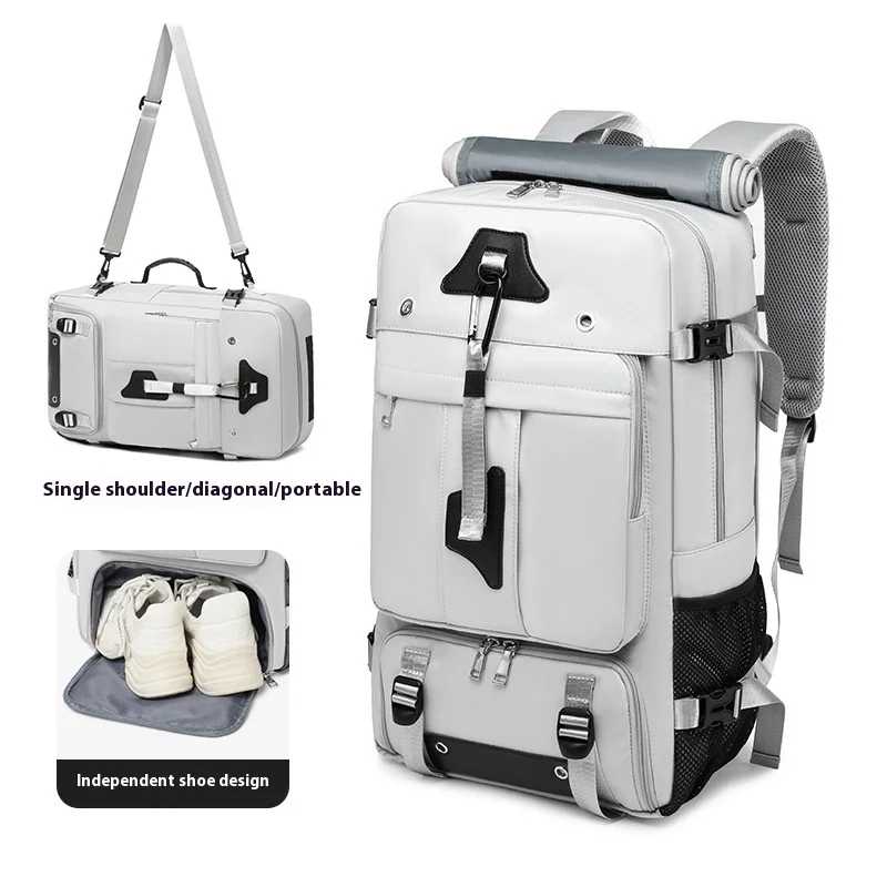 Фотография №2 товара Дорожная сумка большой емкости 55 л для мужчин, 15,6-дюймовый чемодан