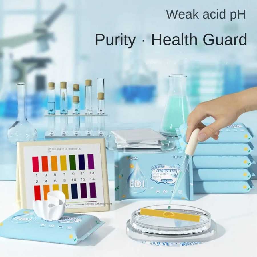 Фотография №4 товара 10 шт./упак. Салфетки из нетканого материала спанлейс для очистки рук