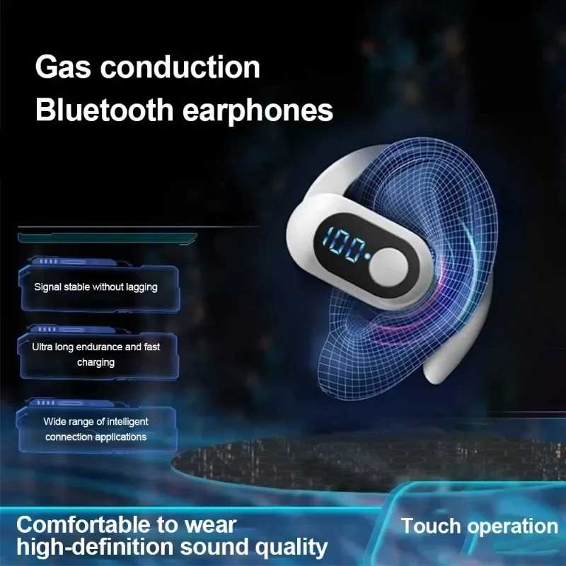 Фотография №2 товара Bluetooth 5,3 наушники TWS беспроводные наушники-крючки HiFi стерео гарнитура с