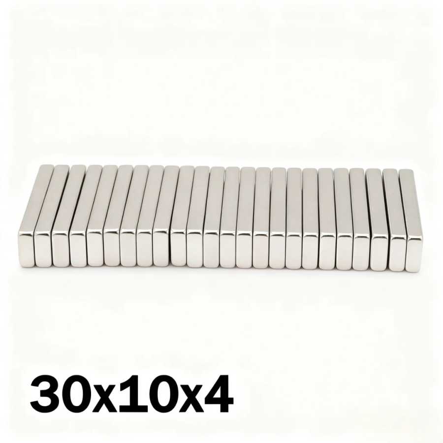 Фотография №3 товара 30x10x4 мм супер сильный магнит N35 блок магнитный неодимовый магнит