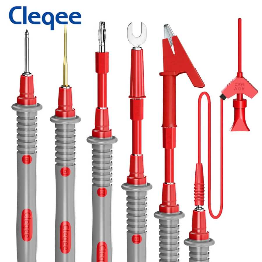 Фотография №1 товара Набор универсальных измерительных щупов Cleqee P1503 с сменными игольчатыми насадками,