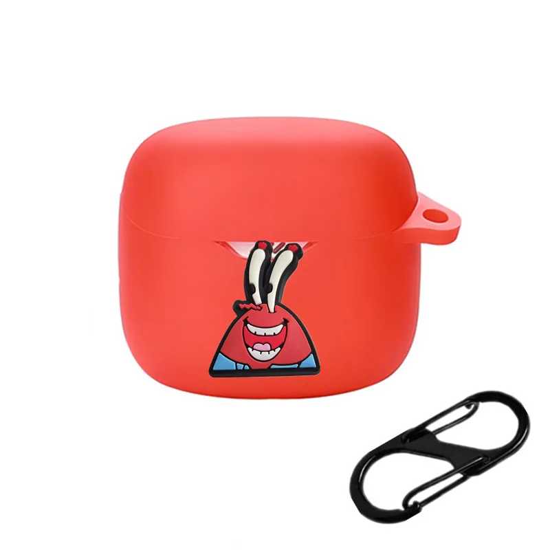 Фотография №2 товара Чехол для наушников Potdemiel SpongeBob для JBL Tune Flex/Flex 2,