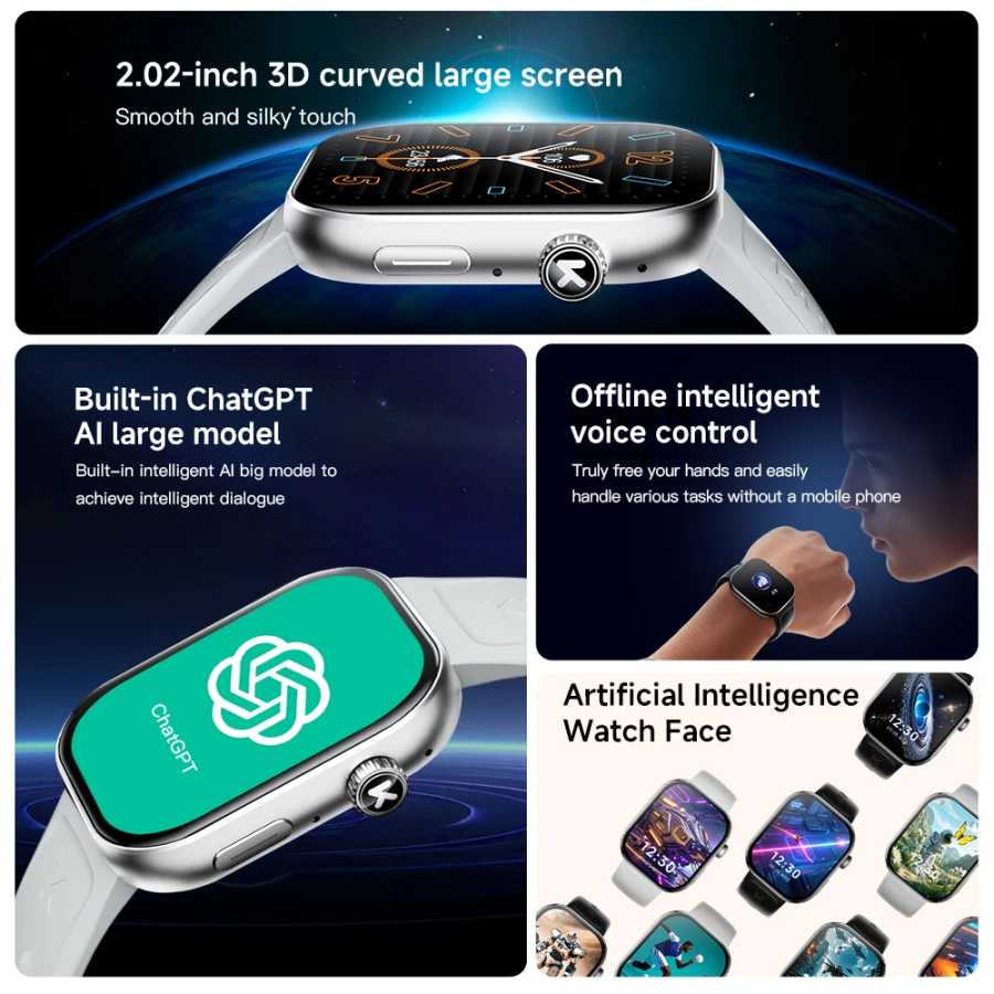 Фотография №1 товара Оригинальные умные часы KUMI KU7 Meta & Plus