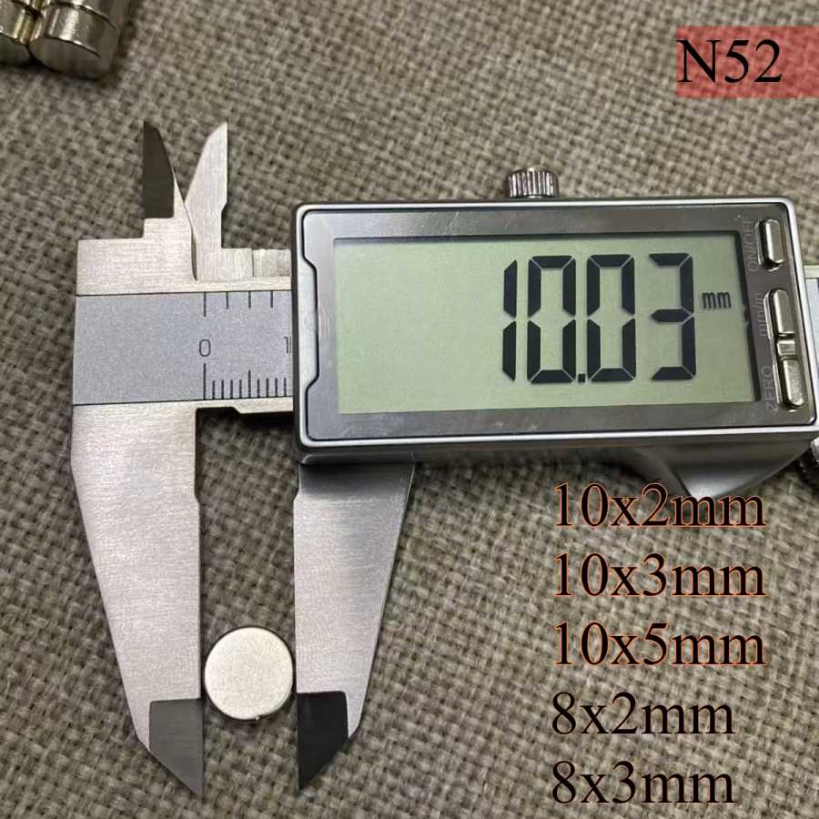 Магниты N52 10x2, 10x3, 8x3, 10x5 для скутеров, двигателей, генераторов. Мощные магниты для DIY-проектов, холодильников, научных экспериментов. Индивидуальное изготовление на заказ. 