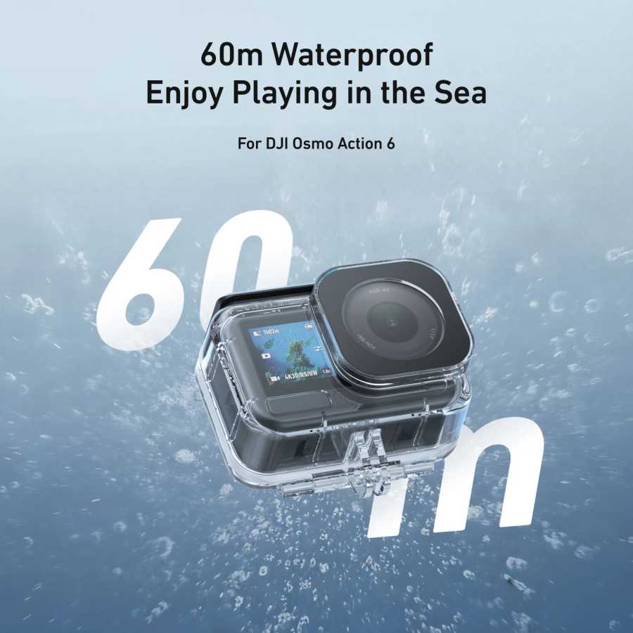 Фотография №1 товара Водонепроницаемый чехол TELESIN для DJI OSMO Action 6, чехол для