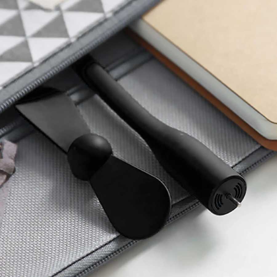 Фотография №3 товара Мини-USB-вентилятор Гибкий гибкий вентилятор для Power Bank Ноутбук ПК Зарядное