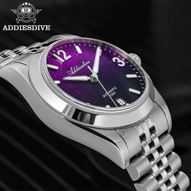 Новые часы ADDIESDIVE AD2547 с сапфировым стеклом, 39 мм, роскошные мужские автоматические наручные часы, японский механизм 8215, светящиеся стрелки BGW9, водонепроницаемость 100 м. 