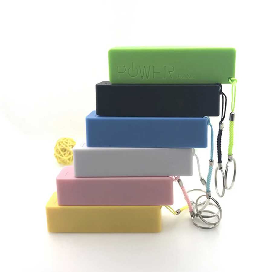 Внешний аккумулятор DIY USB 18650, компактный портативный корпус внешнего аккумулятора для смартфона, MP3, электронная мобильная зарядка Аксессуары и запчасти