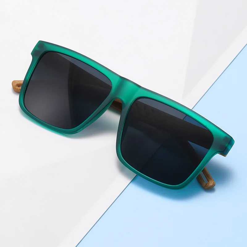 Фотография №2 товара 1 шт., ультра-легкие квадратные поляризационные изысканные модные солнцезащитные очки в