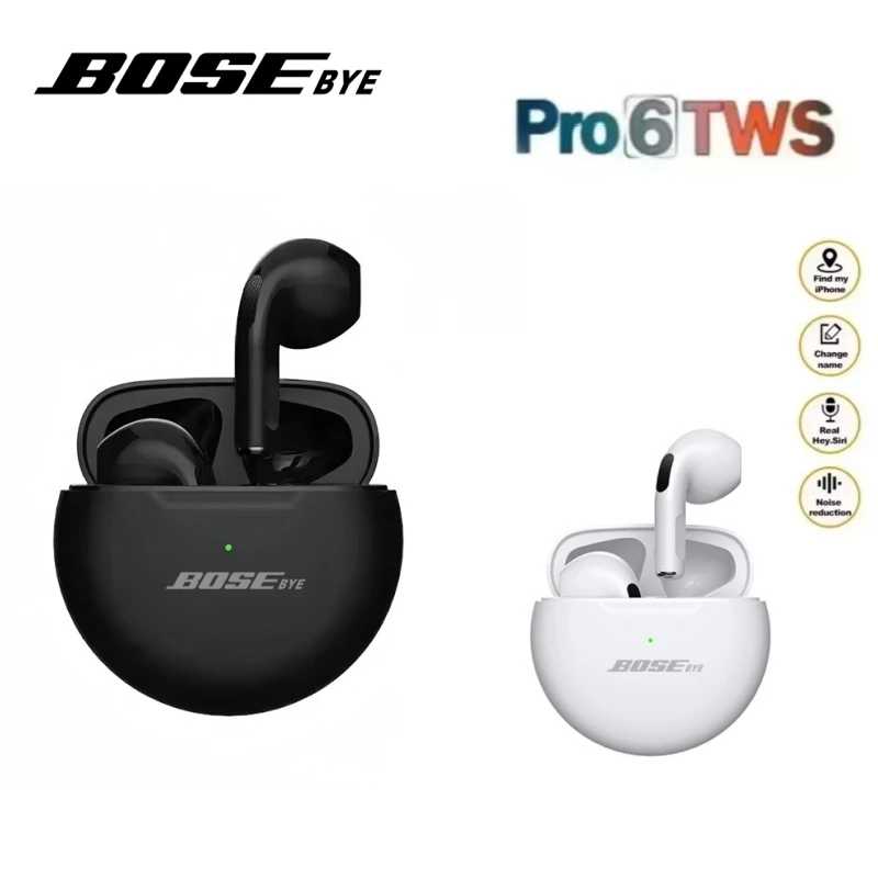 Оригинальные наушники для BOSEbye Air Pro 6, TWS 9D HIFI гарнитура, Bluetooth музыкальные наушники для IPhone, Android, беспроводные наушники Портативное аудио и видео