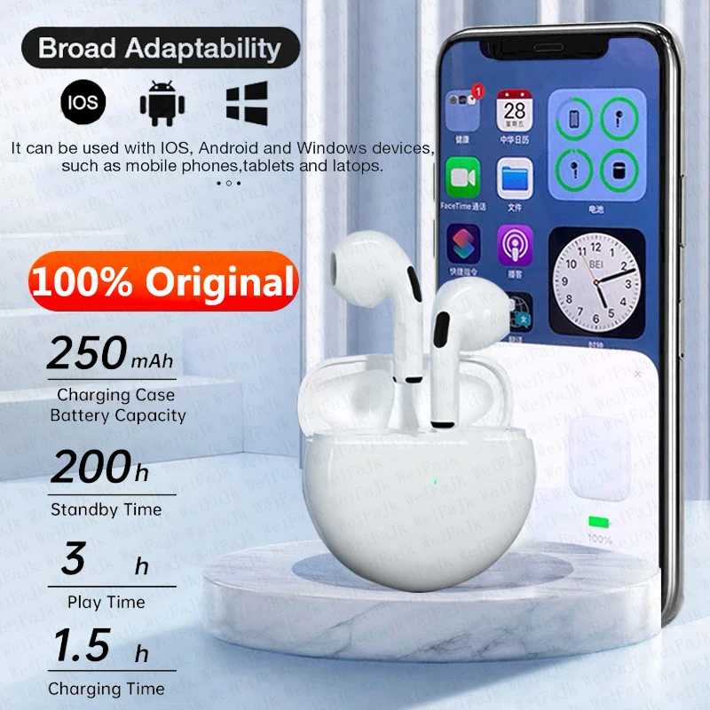 Фотография №5 товара Для Apple Original AIRP0DS-PR0 Беспроводные наушники Bluetooth-вкладыши Наушники-вкладыши Спортивная гарнитура