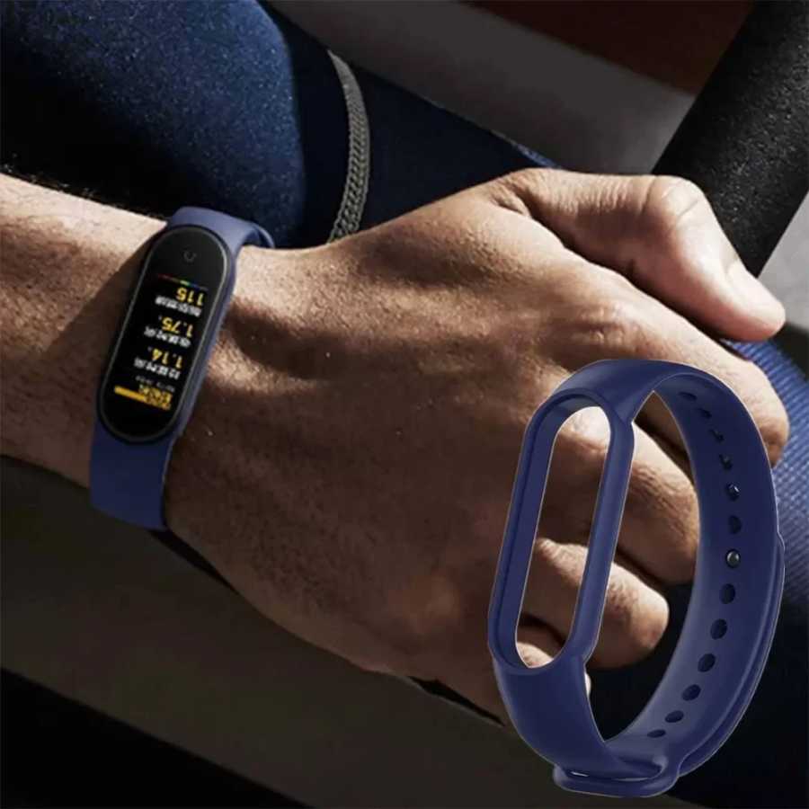Фотография №5 товара Силиконовые ремешки для часов Xiaomi Mi Band 7 6 5