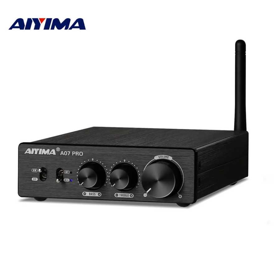 AIYIMA A07 PRO Bluetooth-усилитель TPA3255 QCC304X Стерео 2,0 канала 300 Втx2 Цифровой усилитель мощности RCA APT-X Домашний усилитель звука ТВ, аудио- и видеотехника