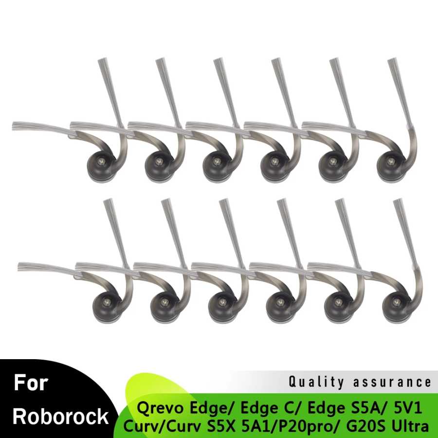 Боковая щетка для Roborock Qrevo Edge/ Edge C/ Edge S5A/ 5V1/ Curv/ Curv C/ Curv S5X 5A1 5XC/5AE/ P20pro/ G20S Ultra Robot Vacuum Запчасти для бытовой техники