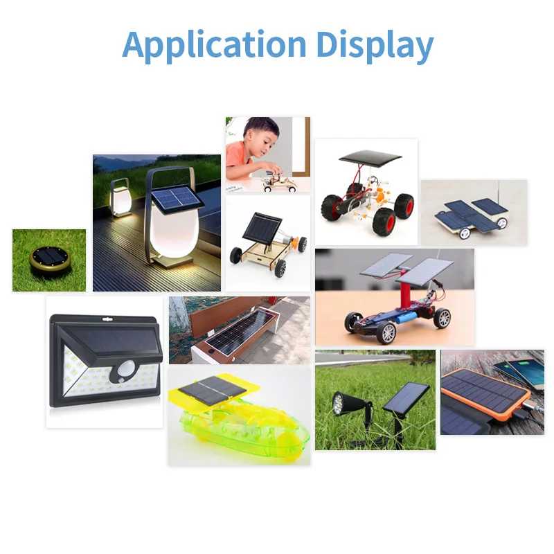 Фотография №5 товара AK MIniSolar Panel 33 мм 0,5 В 1,5 В 2