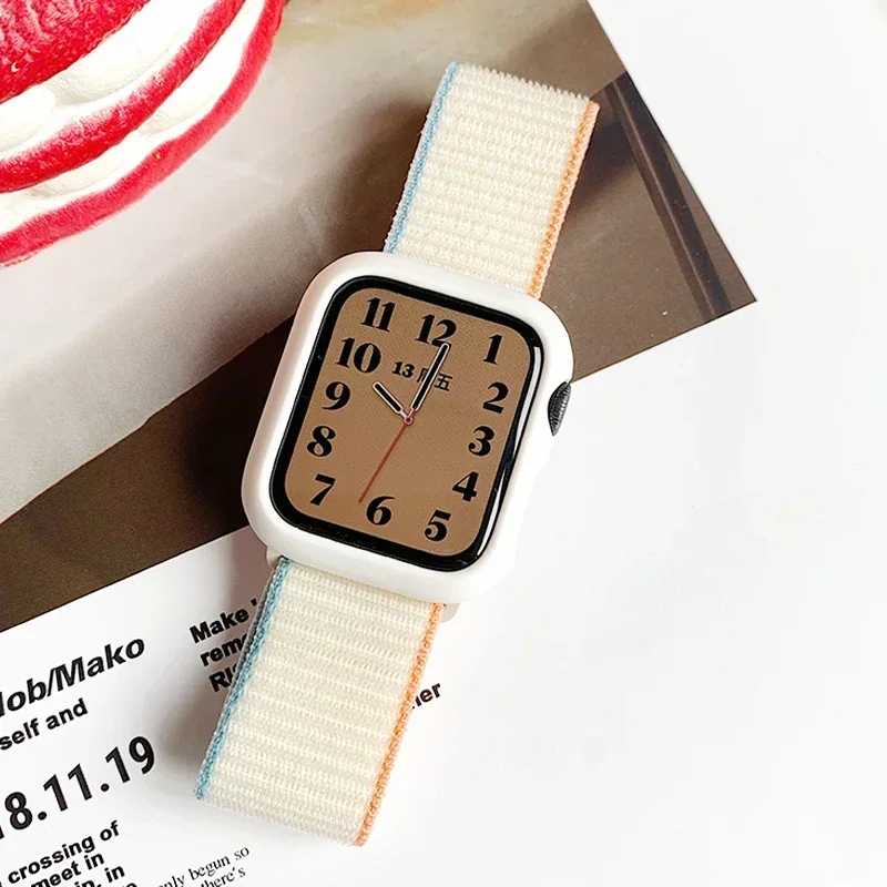 Фотография №4 товара Нейлоновый ремешок-петля для Apple Watch, ремешок 44 мм, 45 мм,