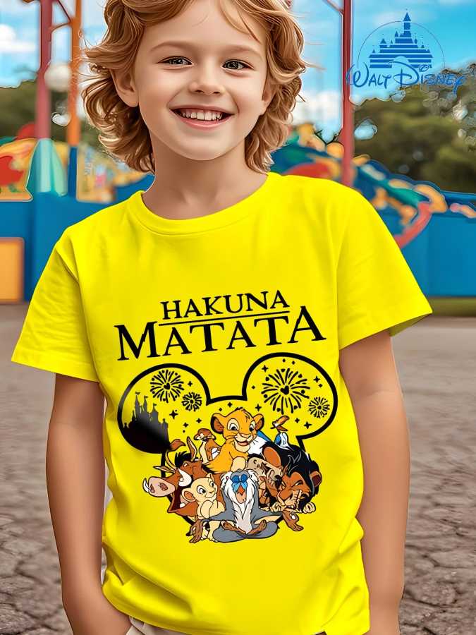 Фотография №2 товара Футболка с тематикой &laquo;Король Лев&raquo; от Disney для мальчиков, 100%