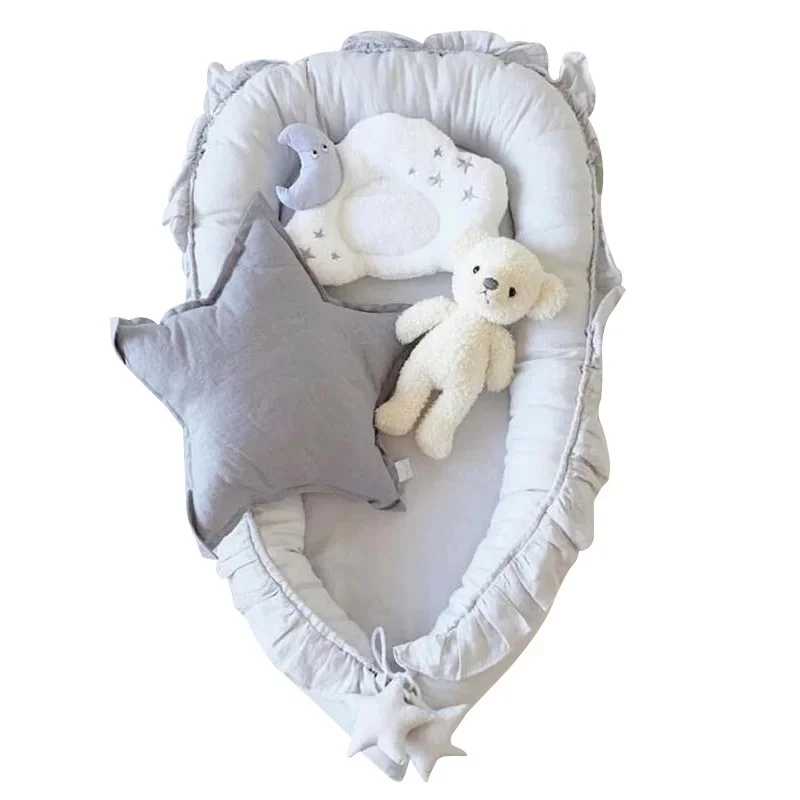 Фотография №5 товара Портативное детское гнездо для детей 0-18 месяцев, съемная люлька с