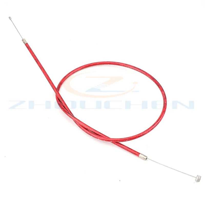 Газовый карбюратор, красный трос дроссельной заслонки для 43cc 47c 49cc Super Pocket Mini Moto ATV Quad Dirt Bike, детали мотоцикла Запчасти для мотоцикла