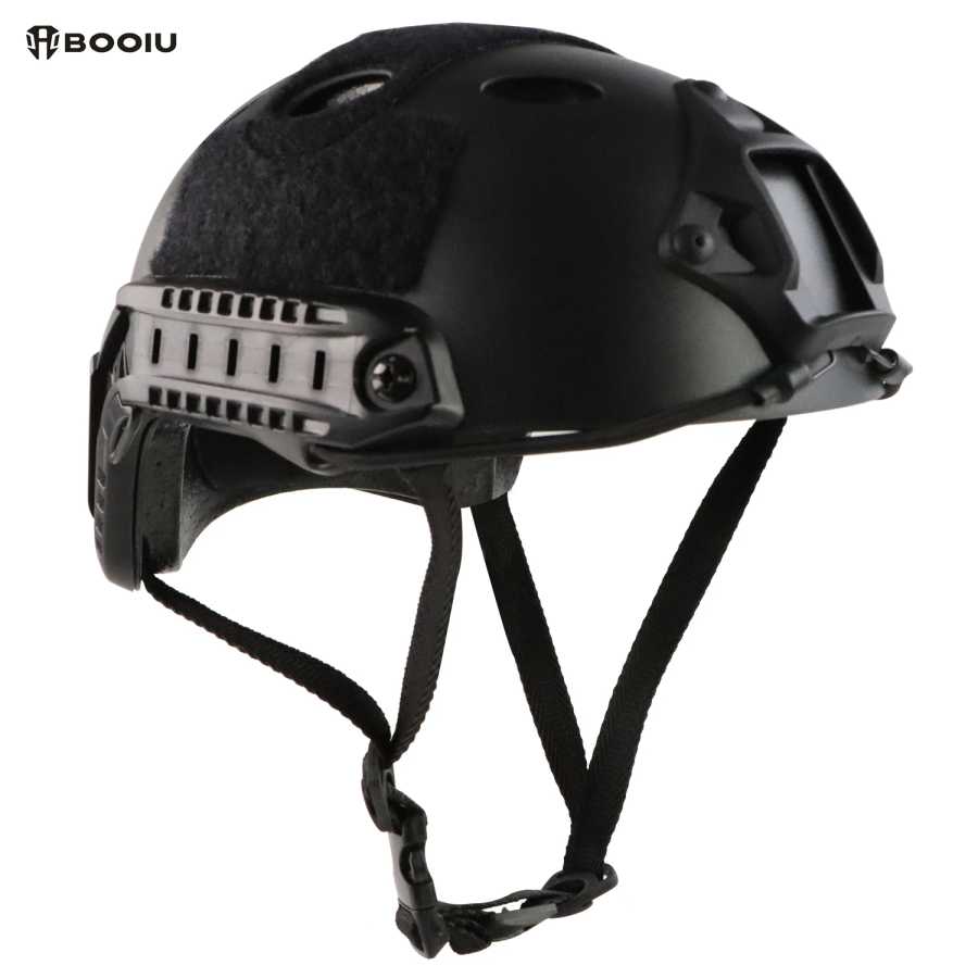 Тактический шлем BOOIU Airsoft Fast Helmet PJ/MH для страйкбола, езды на мотоцикле, стрельбы, легкий защитный шлем из ABS для активного отдыха Аварийные средства безопасности