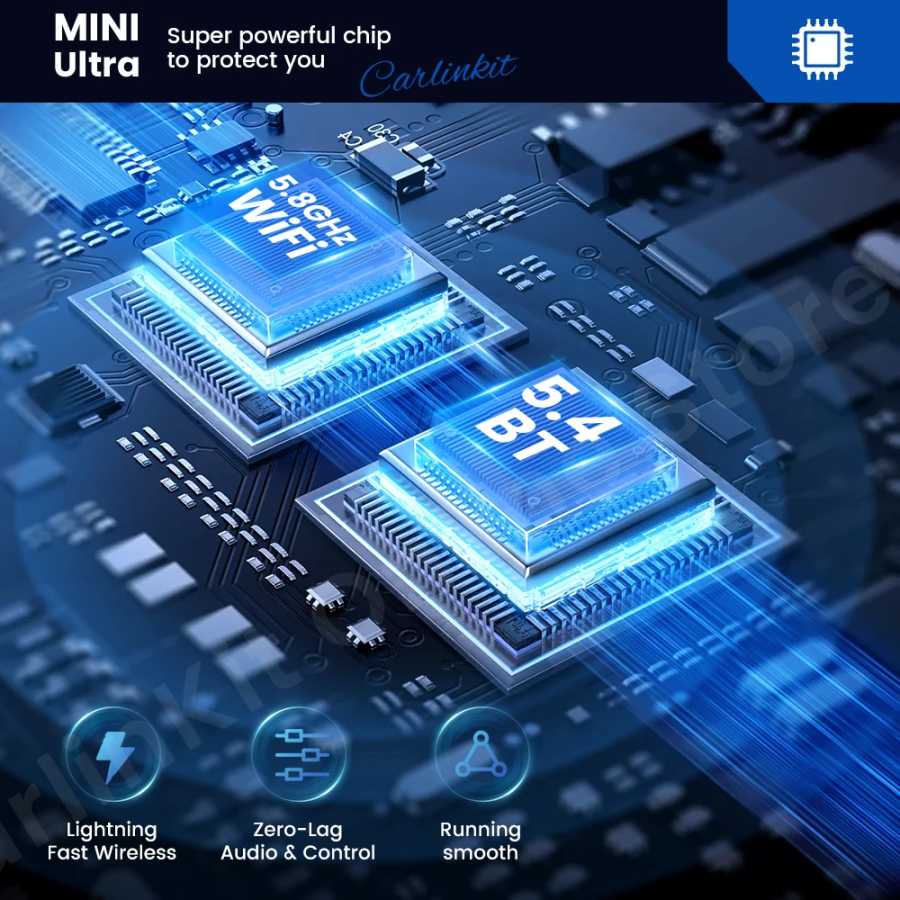 Фотография №3 товара 2025 CarlinKit Mini Ultra 3 CarPlay Android auto Беспроводной адаптер