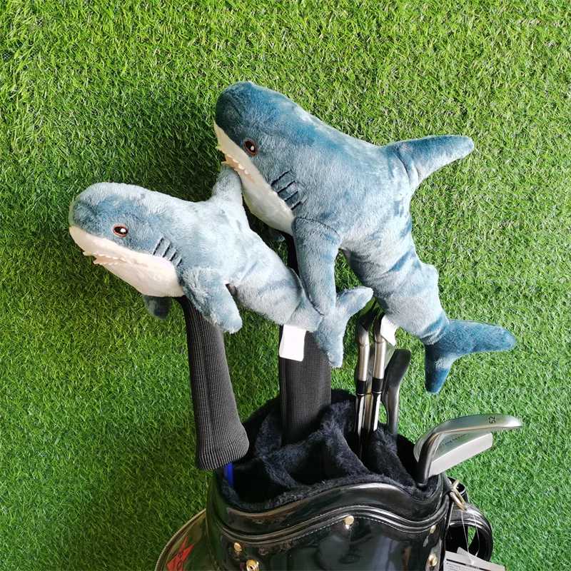Чехол для головки клюшки для гольфа Shark Golf Driver Top Plush FW, для клюшек для фервей-вудов и гибридов, дропшиппинг Гольф
