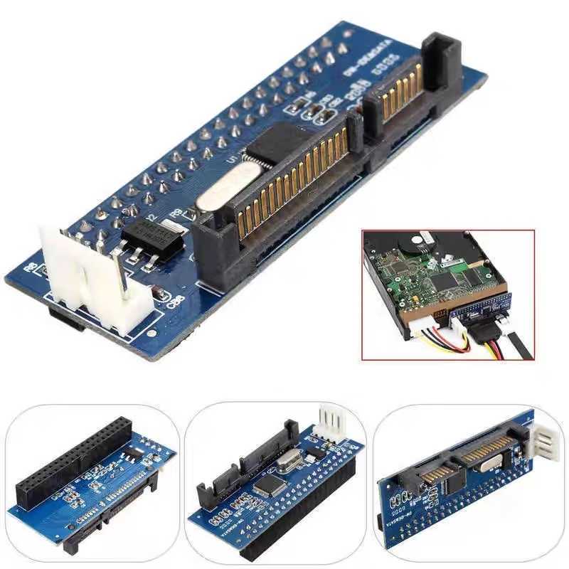 Фотография №1 товара Адаптер SATA IDE, 40-контактный преобразователь IDE в SATA, конвертер SATA-IDE,