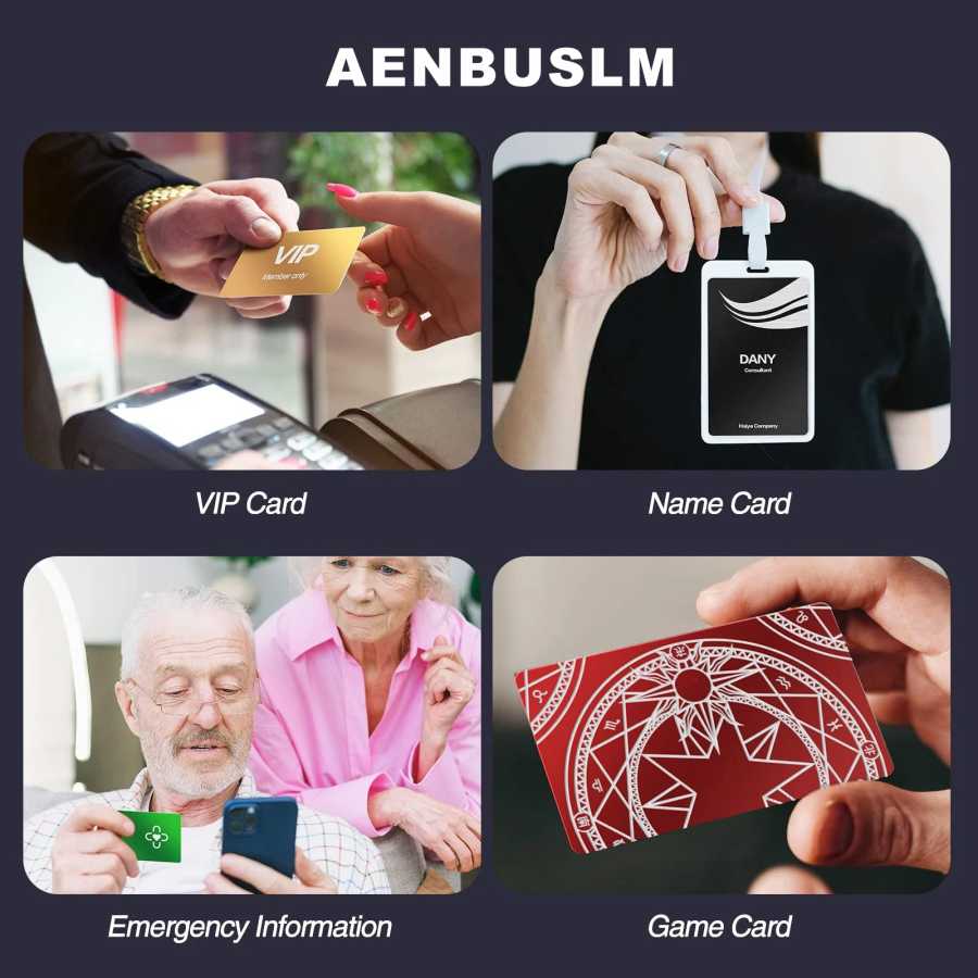 Фотография №3 товара Лазерная гравировка AENBUSLM, 200 шт., красочные листы из алюминиевого сплава