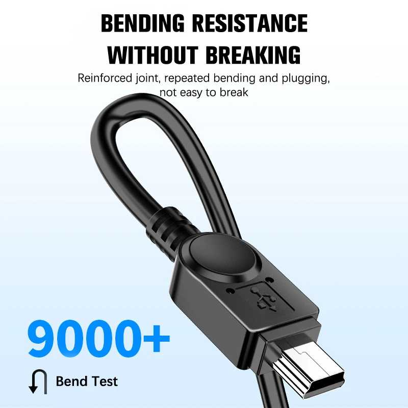 Фотография №3 товара Мини USB-кабель 0,25 м/1 м/2 м/3 м, кабель USB для
