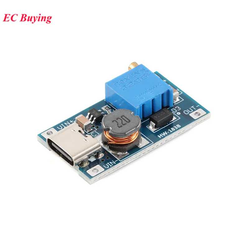 Фотография №1 товара 1-20 шт. TYPE-C USB 2A DC-DC усилитель повышающий модуль питания