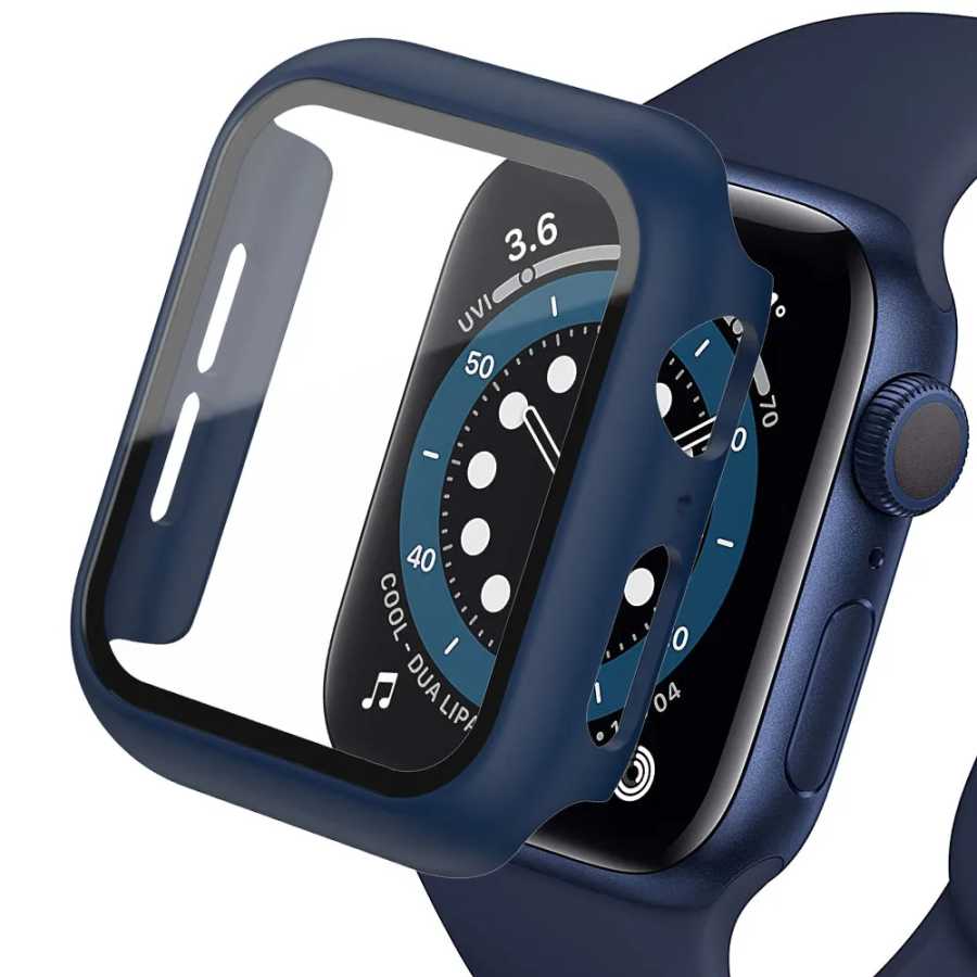 Фотография №1 товара Закаленное стекло + чехол для Apple Watch 9 8 41