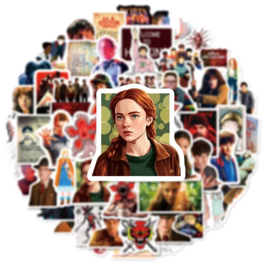 10/50 шт., классические наклейки с героями мультфильмов &laquo;ТВ Dramas&raquo;, игровые персонажи, водонепроницаемые виниловые наклейки с героями мультфильмов, граффити, игрушки для ноутбука, подарки для детей Украшения для мобильных телефонов
