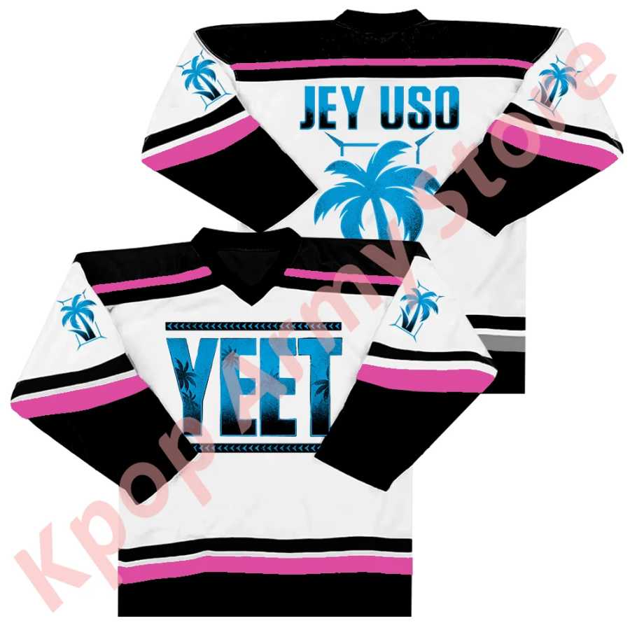 Фотография №3 товара Jey Uso Yeet Logo Merch Jersey Tee Cosplay Women Men