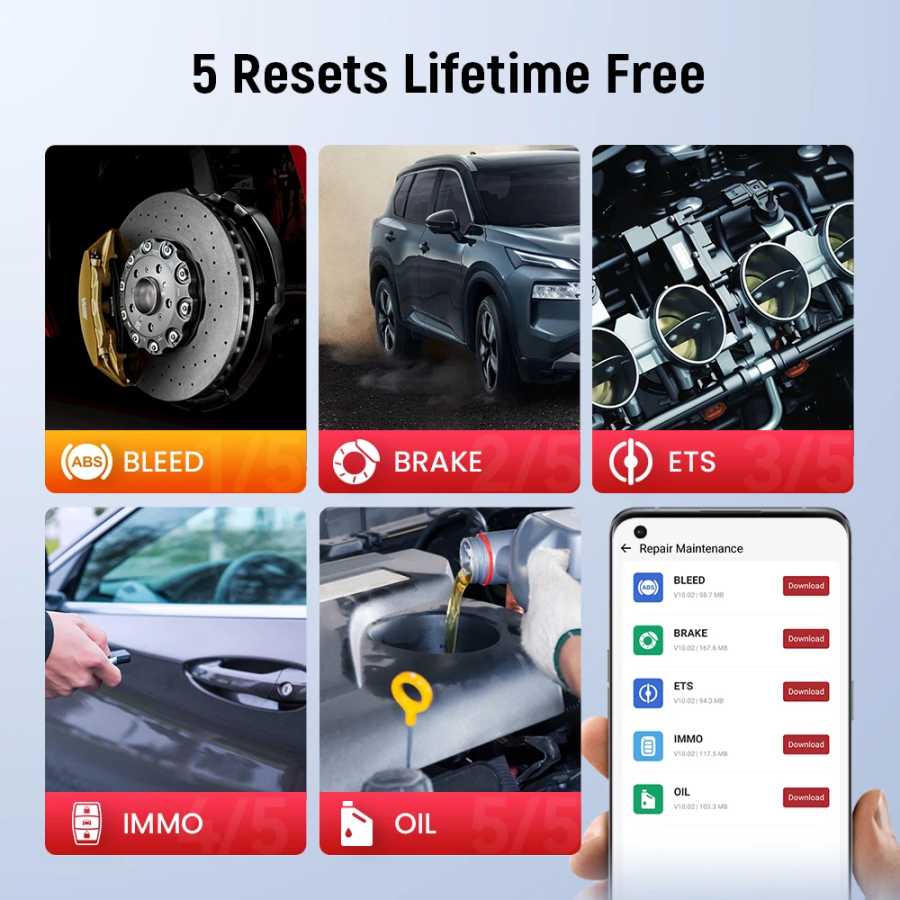 Фотография №3 товара THINKCAR BD6 OBD2 сканер полная система диагностического масла IMMO ETS