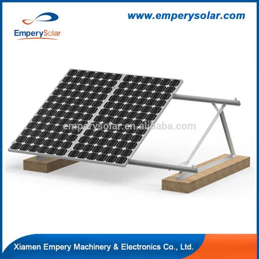 Фотография №2 товара Система крепления солнечных панелей для плоских крыш PV Module Photovoltaic
